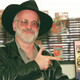 Terry Pratchett, the very cool (but not exactly “punk rock”) late author of the Discworld books.
